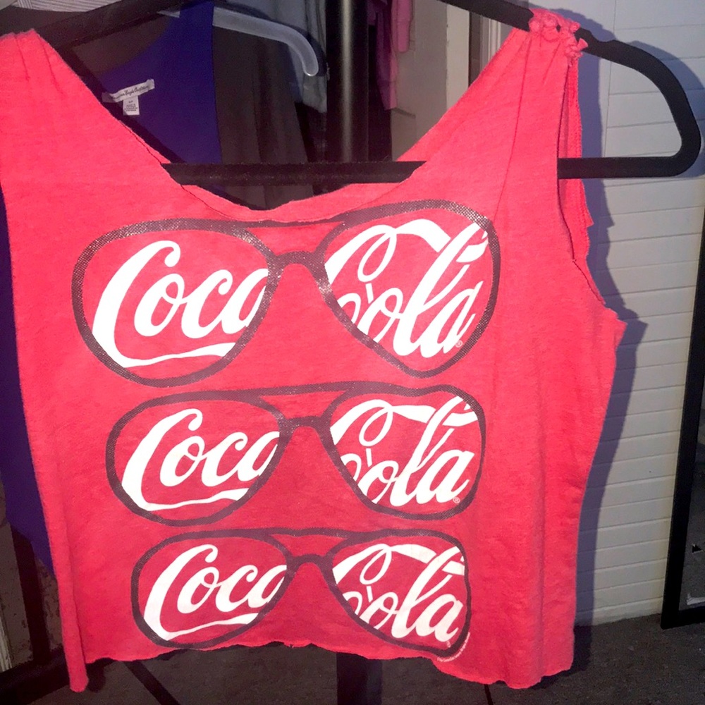 Coke t shirt tank top